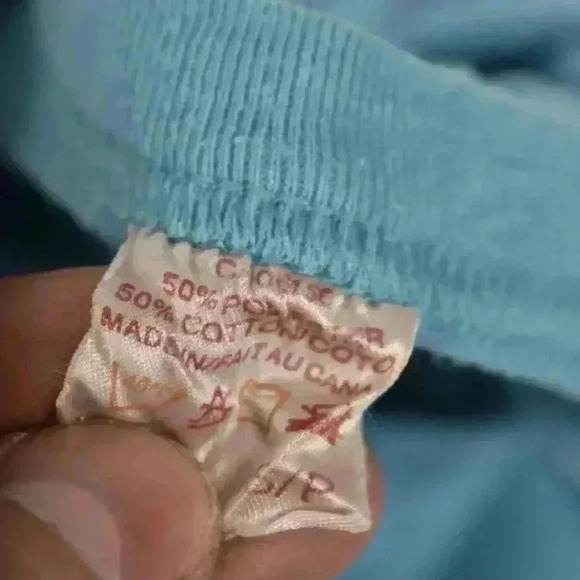 Vintage 1988 HULK HOGAN Blue Turquoise Hulkamania WWF T-Shirt Youth Large Canada - Picture 7 of 7